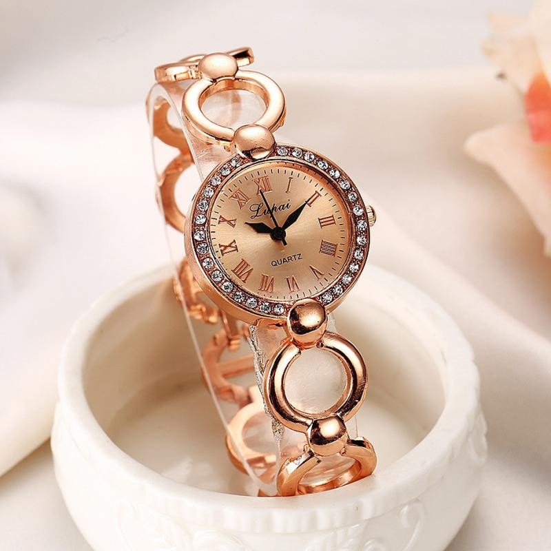 Bracelet Women Watches Ladies Top Brand Diamond Roman Numerals