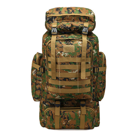 60L Military Tactical Backpack Camping Bags Mountaineering