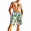 Men's Hawaiian Shorts Stretch Quick Dry Beach Surf Running 3D printing