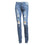 High Waist Jeans Of Women Spring Pants Capris Sexy Hole Pencil