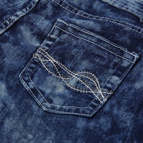 High Waist Ripped Jeans Of Women Spring Pants