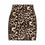 Spring Leopard Skirt Of Women Printed High Waist Sexy Pencil Bodycon Hip