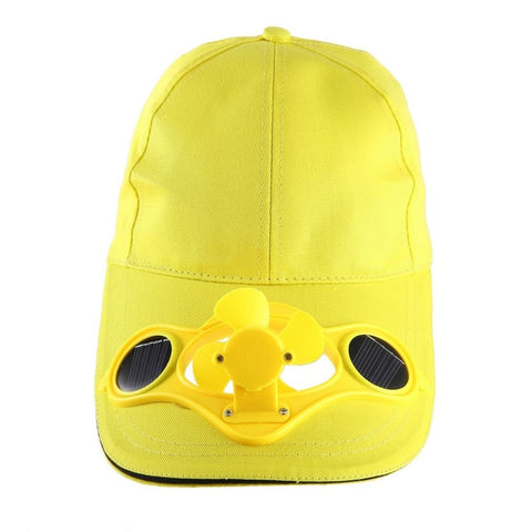 Solar Powered Baseball Cap Sun Hat