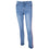 High Waist Ripped Jeans Of Women Spring Pants Capris Side Strip Ankle-Length Stretch Slim Jeans