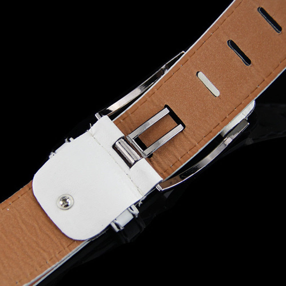 Luxury Designer High Quality Fashion Mens Leather Smooth Girdle Buckle