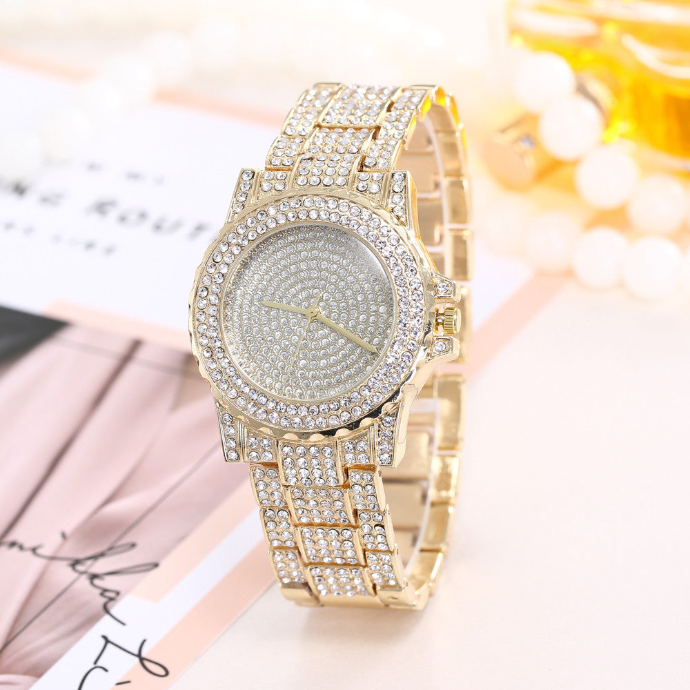 Mujer zegarek damski bayan kol saati relojes para Women Fashion Stainless Steel Band Analog Quartz Round Wrist Watch