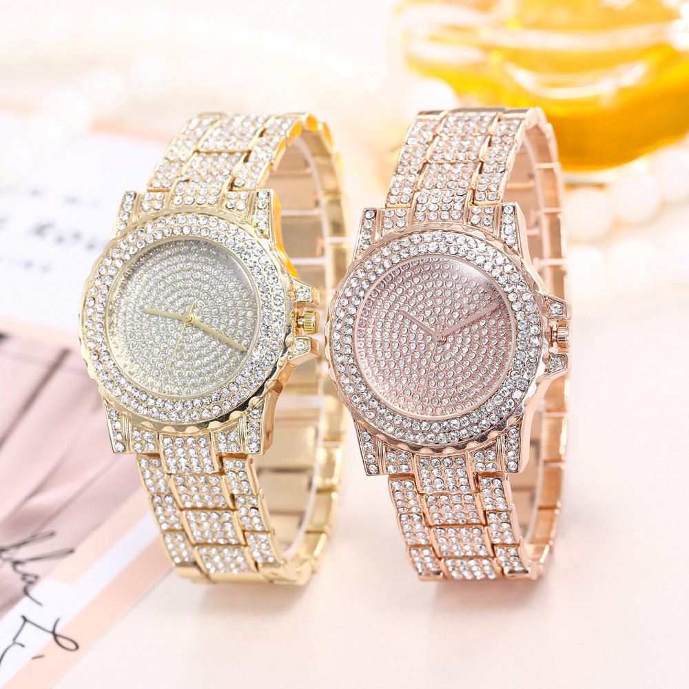 Mujer zegarek damski bayan kol saati relojes para Women Fashion Stainless Steel Band Analog Quartz Round Wrist Watch