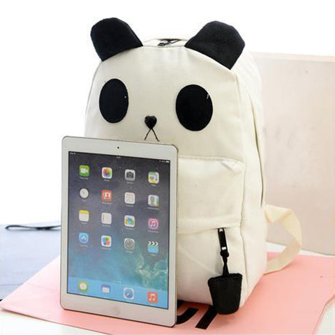 Fashion Women Backpack Cute Panda School Bag