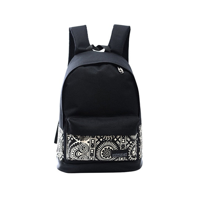 Fashion Backpacks Unisex Boys Girls Canvas Rucksack