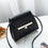 Simple Flap Shoulder PU Leather Bags Women Girls Pure Color