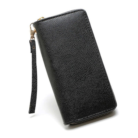 PU Leather Fashion Women Lichee Pattern Wallet