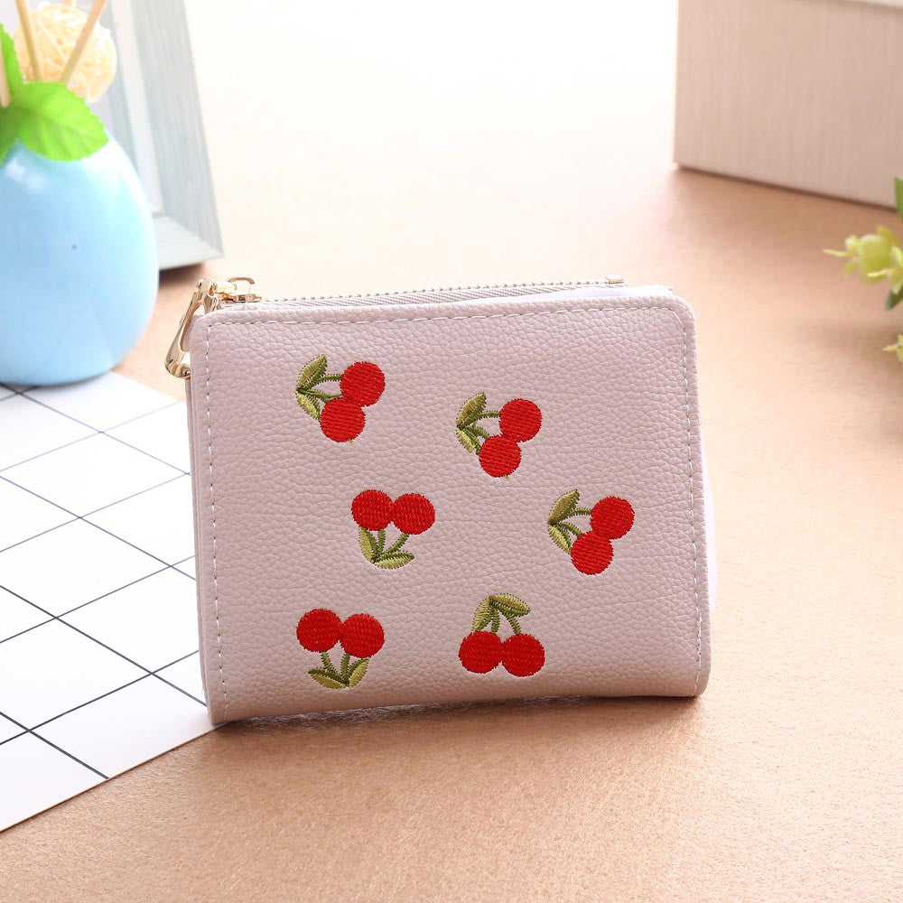 Women Credit Card Wallet Female Small Solid Zipper Purse For Girls