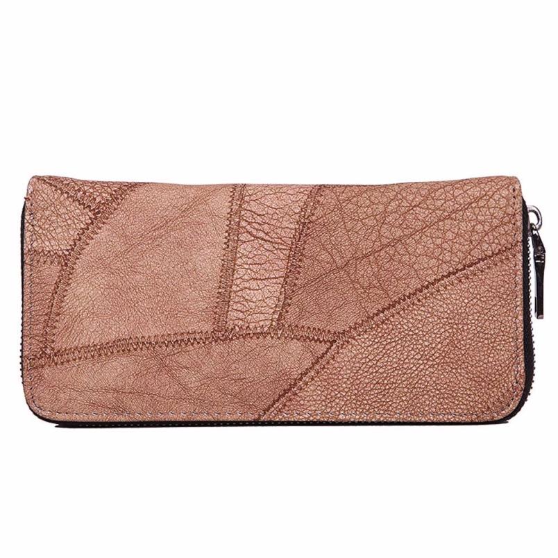 Popular NEW Women Zipper Coin Purse Long Leather Wallet Card Holders