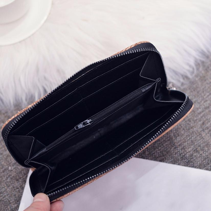 Popular NEW Women Zipper Coin Purse Long Leather Wallet Card Holders